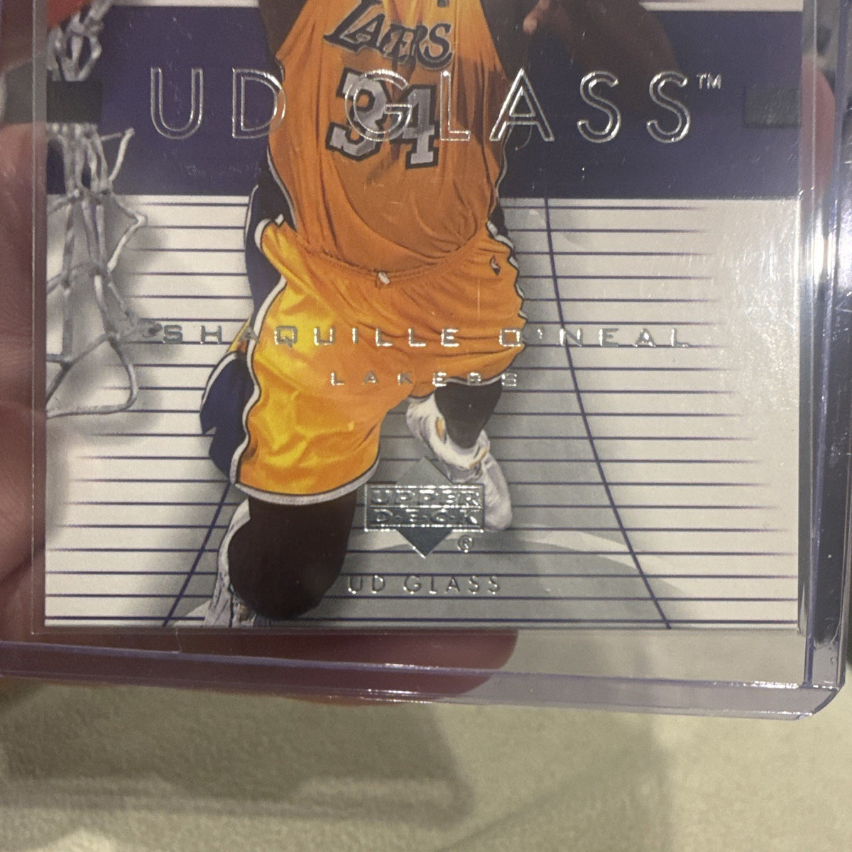 Upper Deck UD Glass Insert 2003-04 Shaquille O'Neal LA Lakers #253