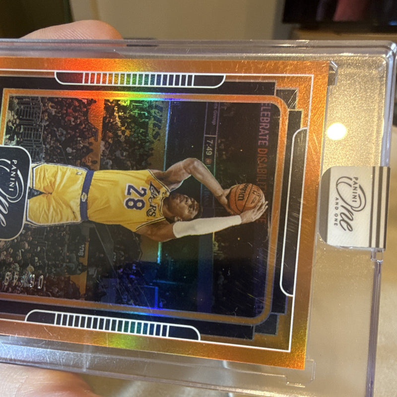 Panini One and One Rui Hachimura /40 #80 Los Angeles Lakers3