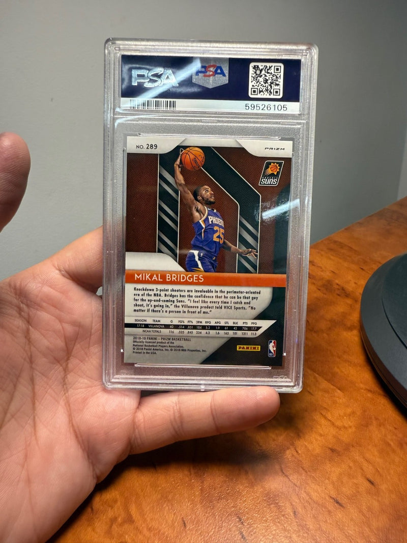 2018 Panini Mikal Bridges Green Prizm2