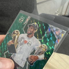 Panini Giannis Antetokounmpo 2021 22 Mosaic Finals MVP Green Prizm #2963