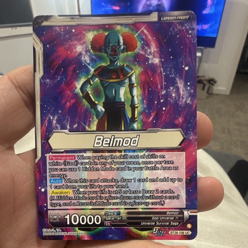 Bandai Dragon Ball Super Belmod, God of Destruction Leader Foil BT28-106 UC1