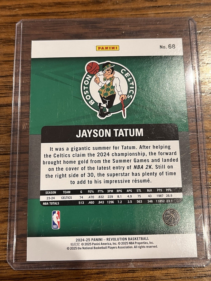 Panini Jayson Tatum Insert 2024 25 Revolution Basketball Boston Celtics 682