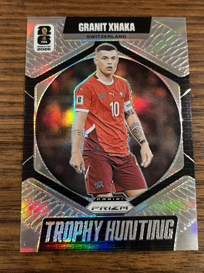 Panini 2026 Prizm FIFA World Cup Granit Xhaka Trophy Hunting Insert #201