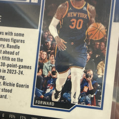 Panini 2023 24 Contenders Optic Julius Randle Season Ticket Blue /99 #65 Knicks4