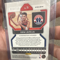 Panini Prizm Deni Avdija 2021 22 Basketball #79 Wizards 010/1501