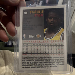 Topps Shaquille O'Neal Los Angeles Lakers 1996 97 NBA Basketball 1091