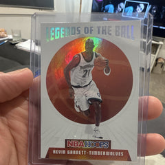 Panini Hoops 2019 20 Legends of the Ball Hologram Kevin Garnett #90