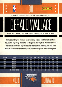 Gerald Wallace Base Panini Classics 90 NM1