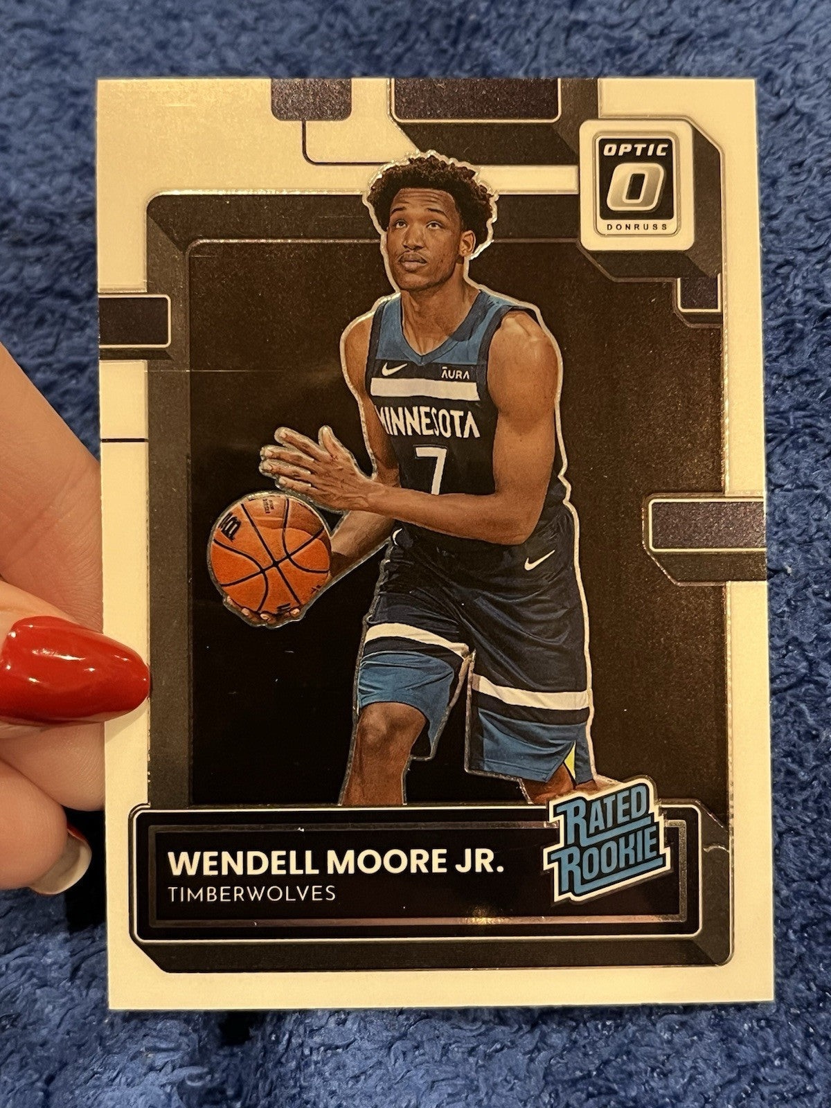 Panini Donruss Optic 2022 23 Rated Rookie Optic Wendell Moore Jr. 201 MIN1
