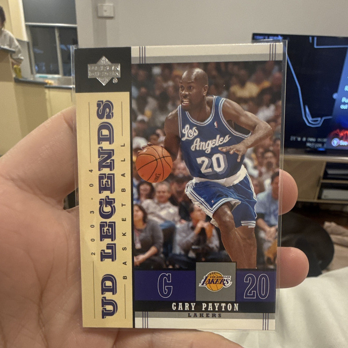 Upper Deck 2003 04 UD Legends Insert Gary Payton Los Angeles Lakers #370