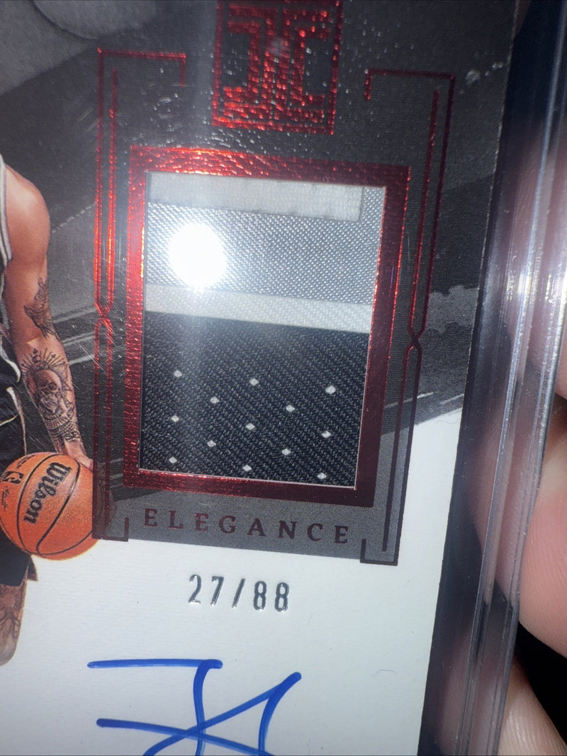 2022 23 Panini Impeccable Elegance Rookie Jersey Autograph Jeremy Social3