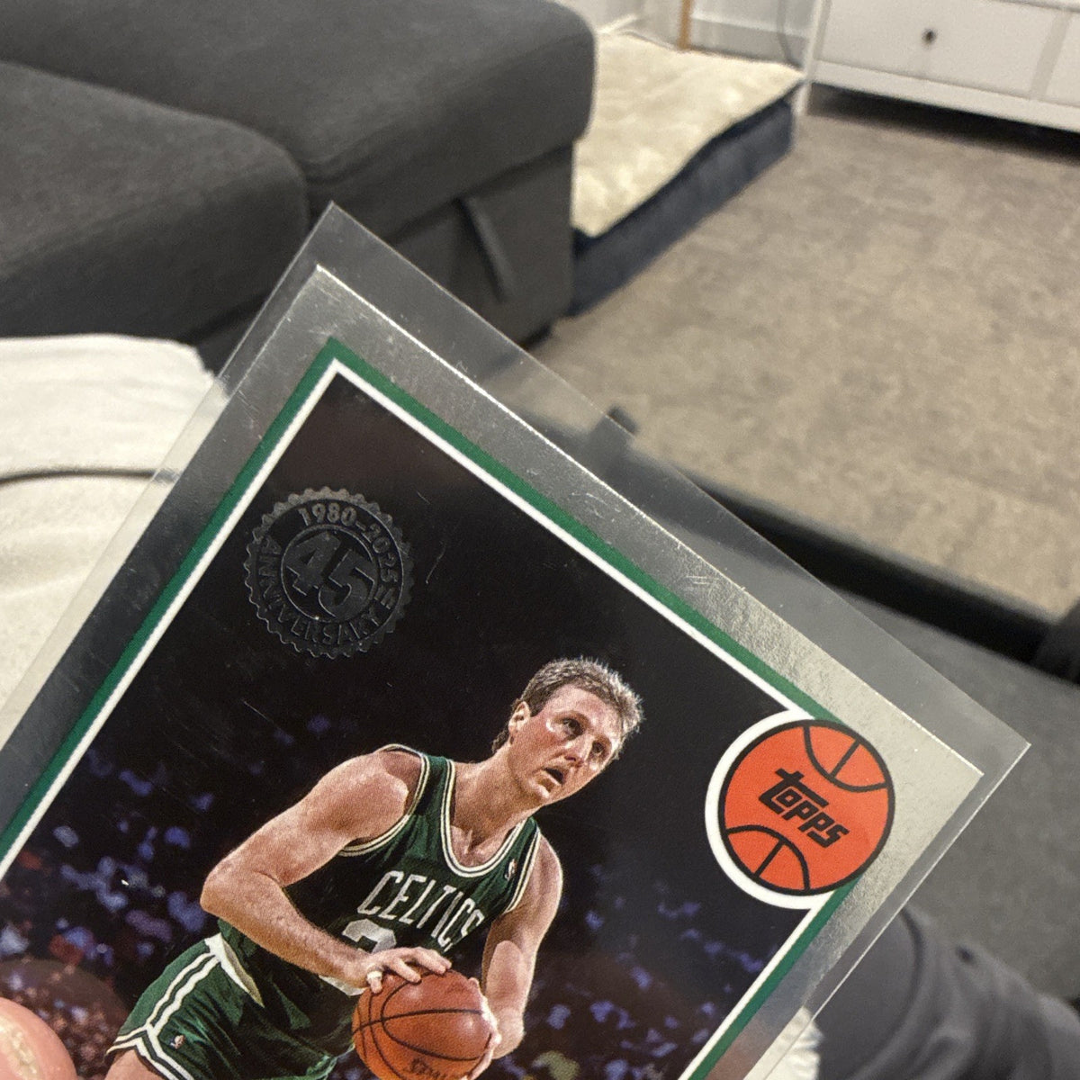 Topps 2025 Larry Bird Insert Boston Celtics NBA Sports Trading Card 80BK 12