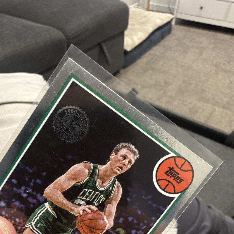 Topps 2025 Larry Bird Insert Boston Celtics NBA Sports Trading Card 80BK 12