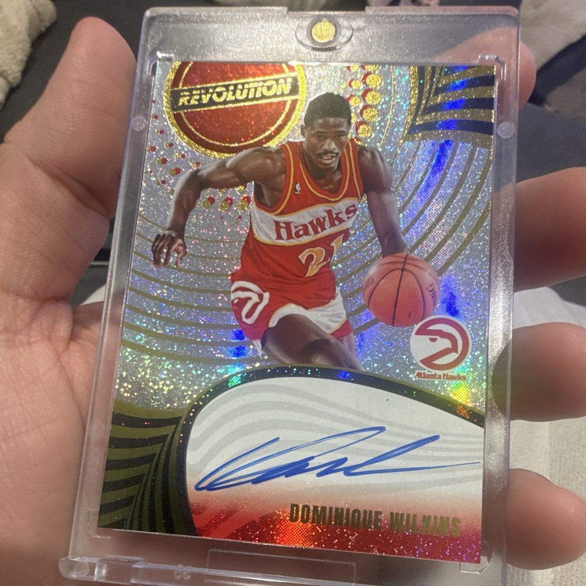 Panini 2023 24 Revolution Basketball Dominique Wilkins Hawks Auto Insert A DWA0