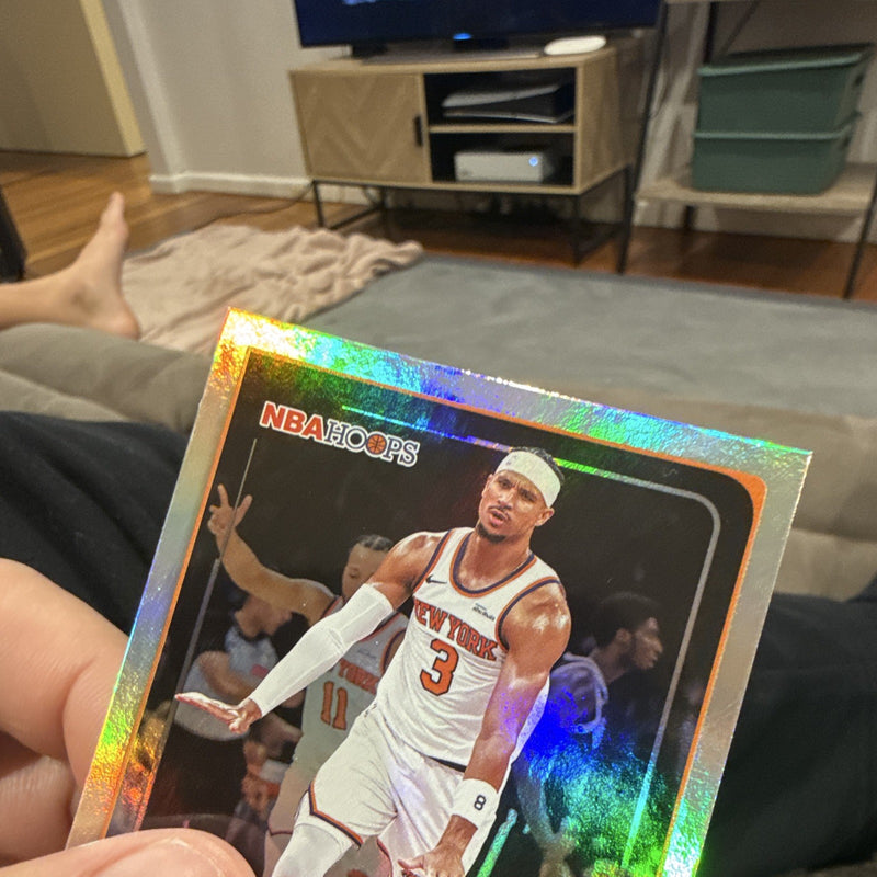 Josh Hart Parallel NBA Hoops 124 New York Knicks Basketball Card 2024 252