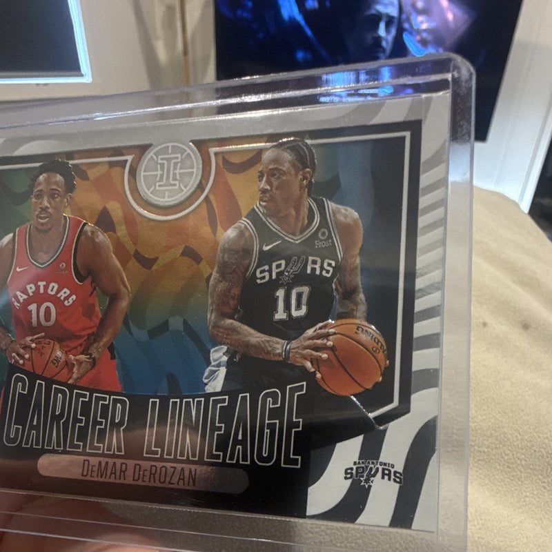 Panini Illusions 2020 21 DeMar DeRozan Career Lineage Insert No.16 Raptors2