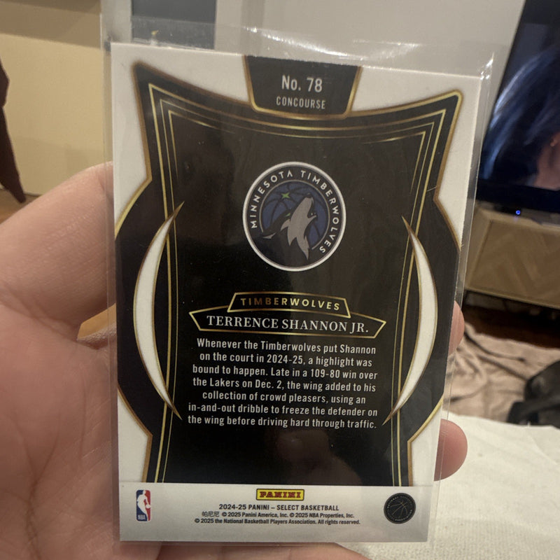 Panini Select Basketball 2024 25 Terrence Shannon Jr. RC Concourse #781