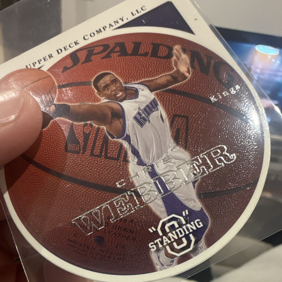 Upper Deck Standing "O" Insert Chris Webber Sacramento Kings 2003 04 #672