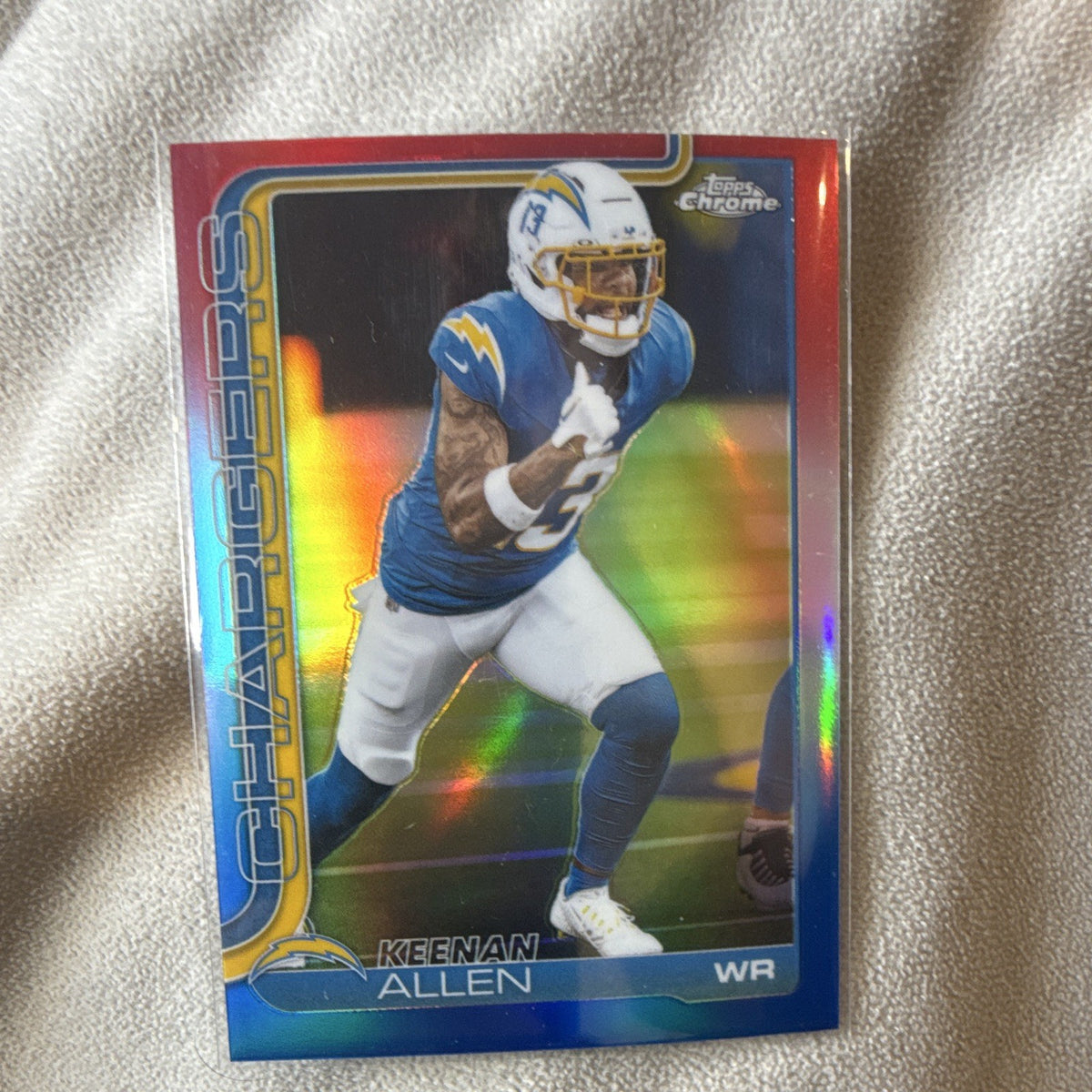 Topps Chrome 2025 Keenan Allen Los Angeles Chargers 155 Parallel/Variety0