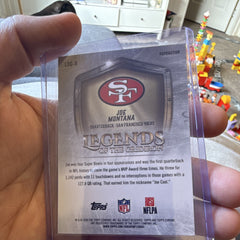 Topps Joe Montana Topps Chrome Legends of the Gridiron LOG-8 Refractor2