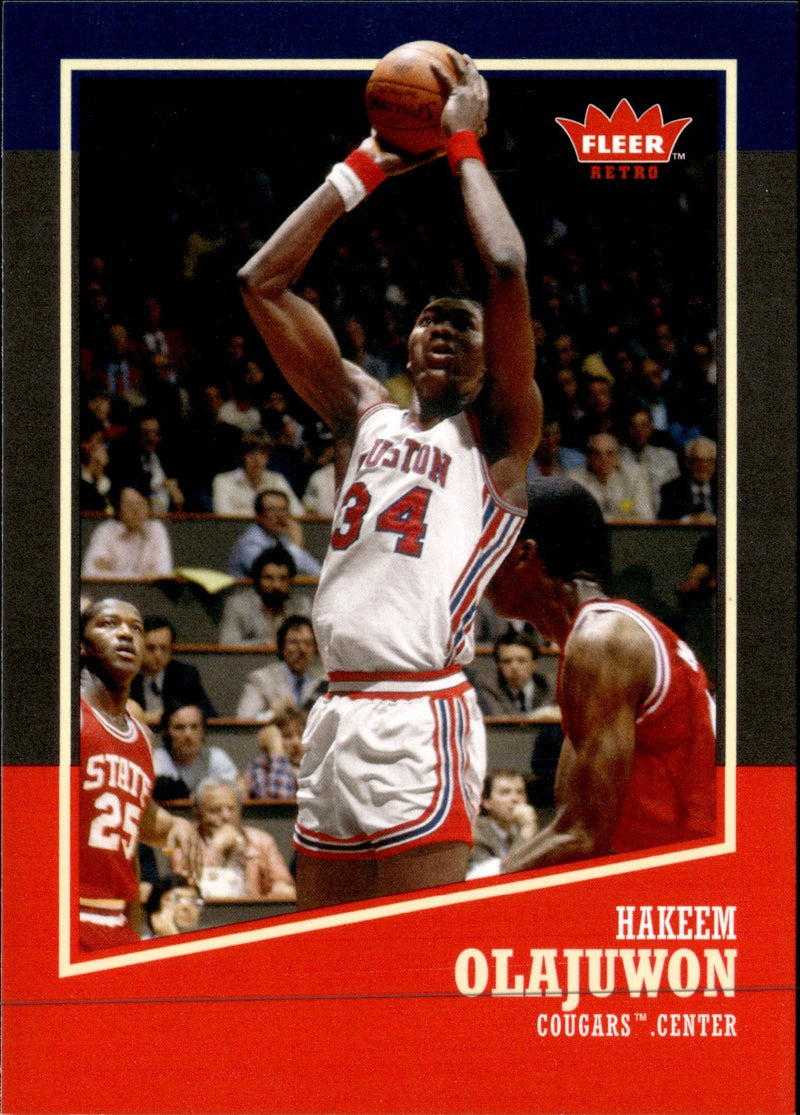 Hakeem Olajuwon Base Fleer Retro 33 NM0