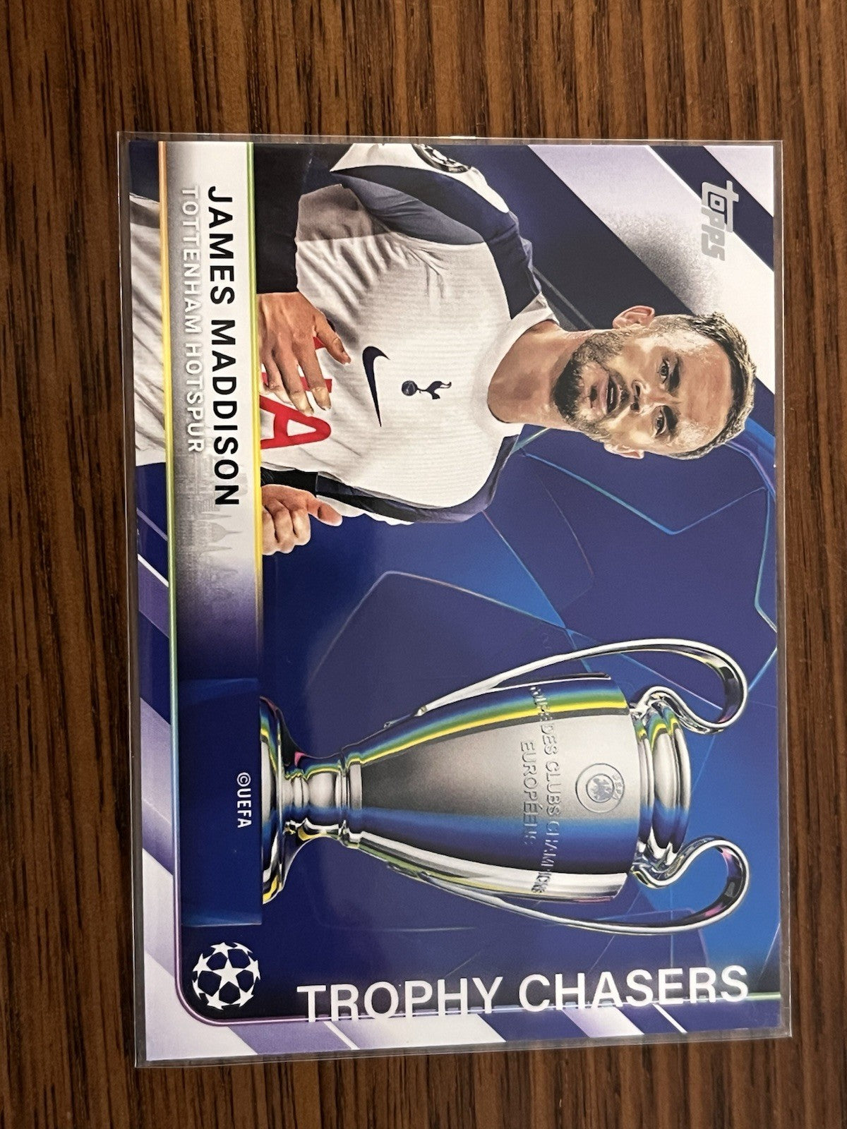 Topps James Maddison Trophy Chasers Insert TC 7 UEFA Champions League Spurs1