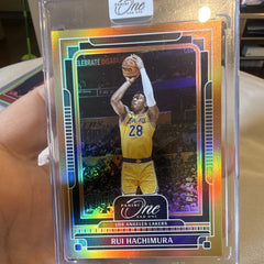 Panini One and One Rui Hachimura /40 #80 Los Angeles Lakers0
