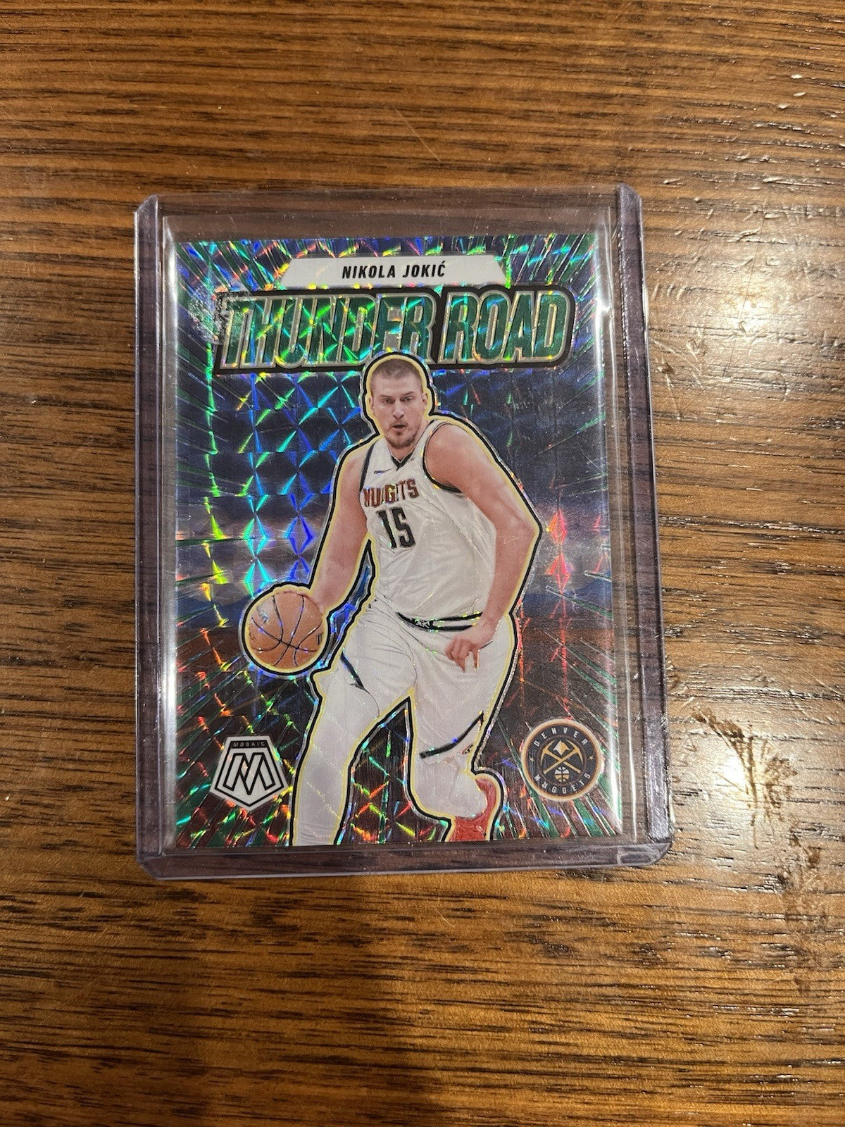 Panini 2024 25 Mosaic Basketball Thunder Road Insert No. 13 Nikola Jokić Nuggets0