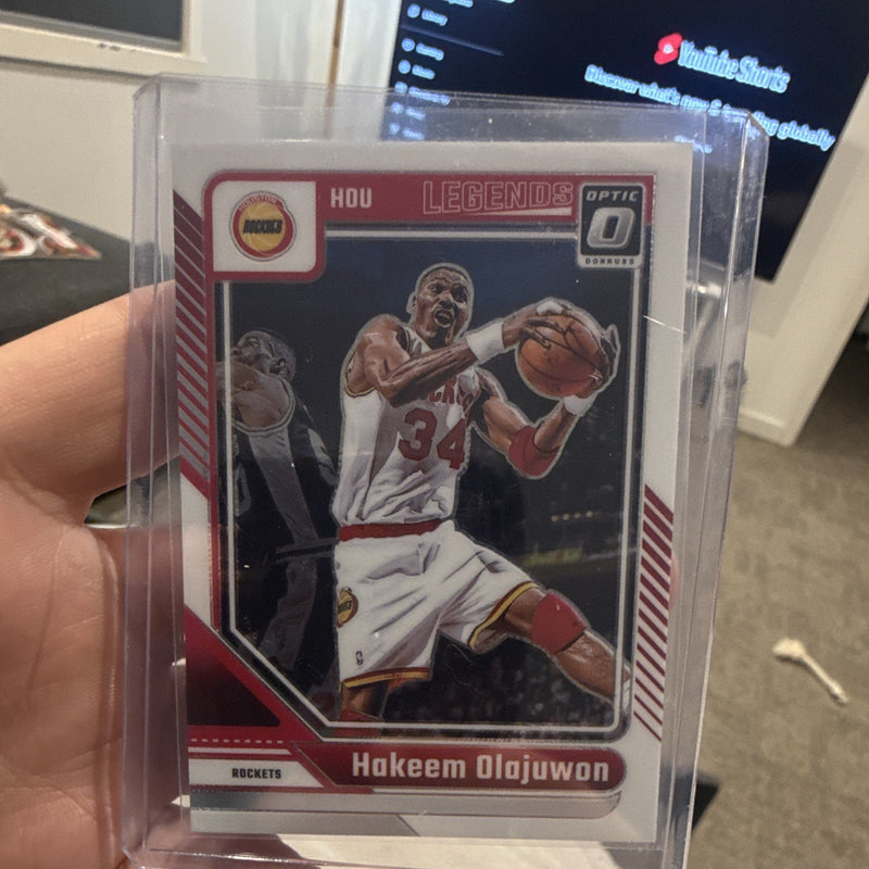 Panini Donruss Optic Legends Hakeem Olajuwon Houston Rockets #2490