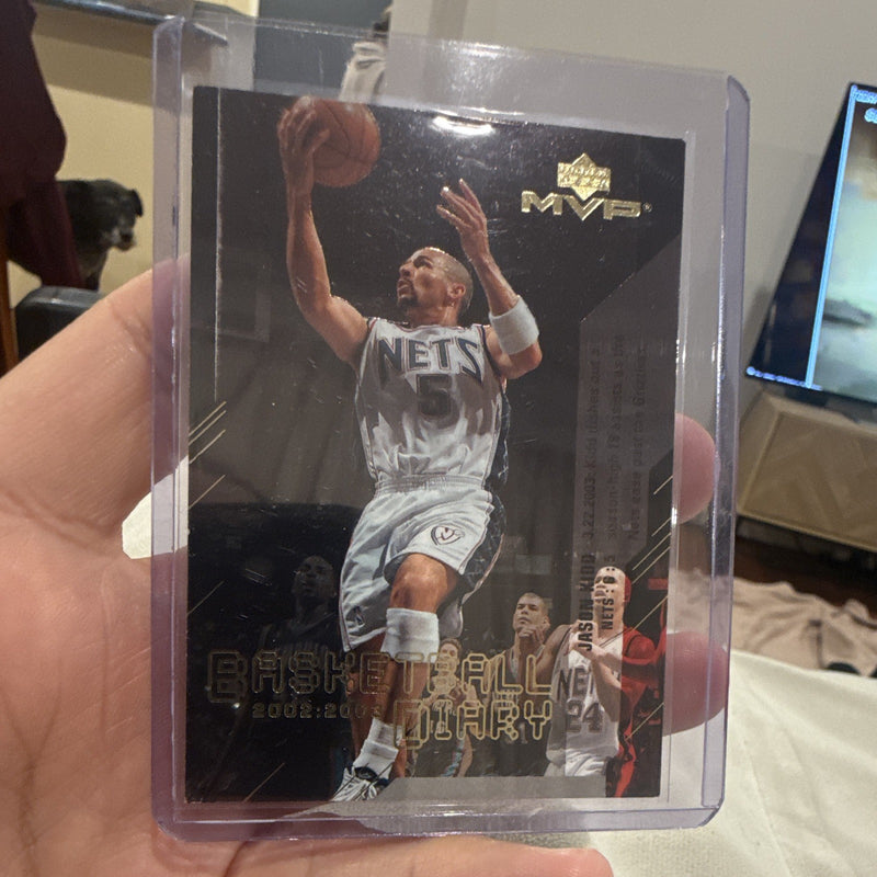 Upper Deck MVP Basketball Diary BD5 Jason Kidd New Jersey Nets 2002 03 Insert0