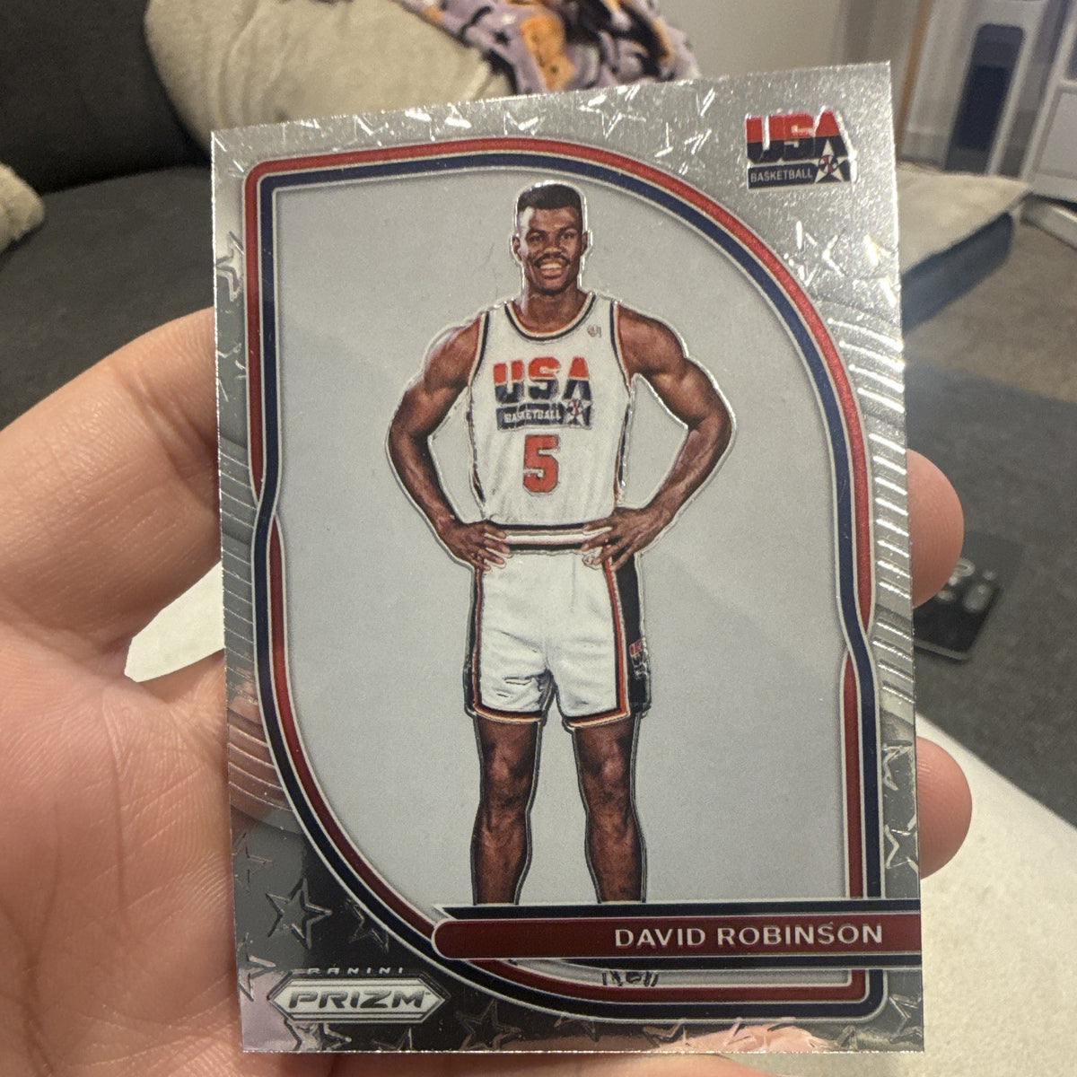 Panini Prizm David Robinson USA Basketball 2020 21 Prizm Insert #50