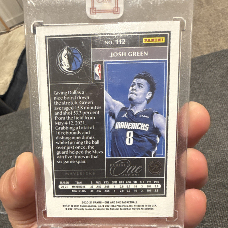Panini One and One Josh Green Rookie Purple #112 Dallas Mavericks 09/254