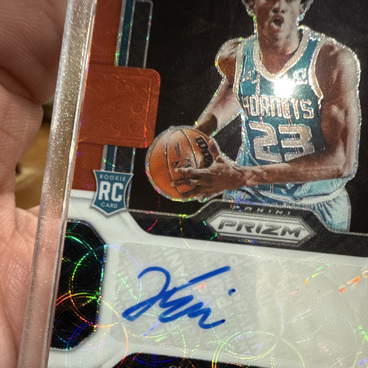 Panini Prizm 2021-22 Kai Jones Rookie Auto Sensational Signatures SS-KAI1