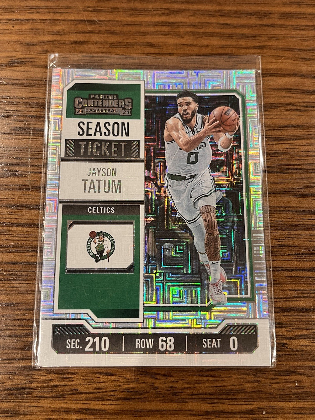 Panini 2023 24 Contenders Season Ticket Insert No. 77 Jayson Tatum Celtics0
