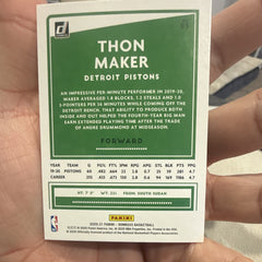 Panini Donruss Thon Maker Base Set 2020 21 Detroit Pistons #53 NBA1