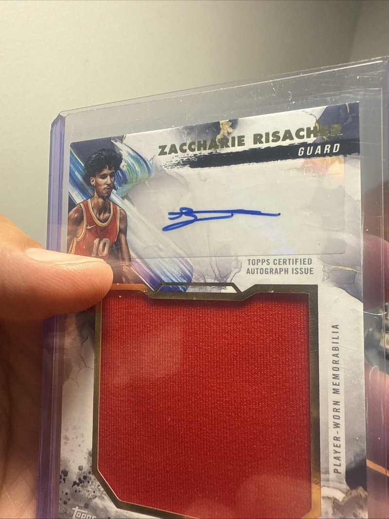2024 25 Topps Inception Zaccharie Risacher Rookie Jumbo Relic Auto RJR ZR5