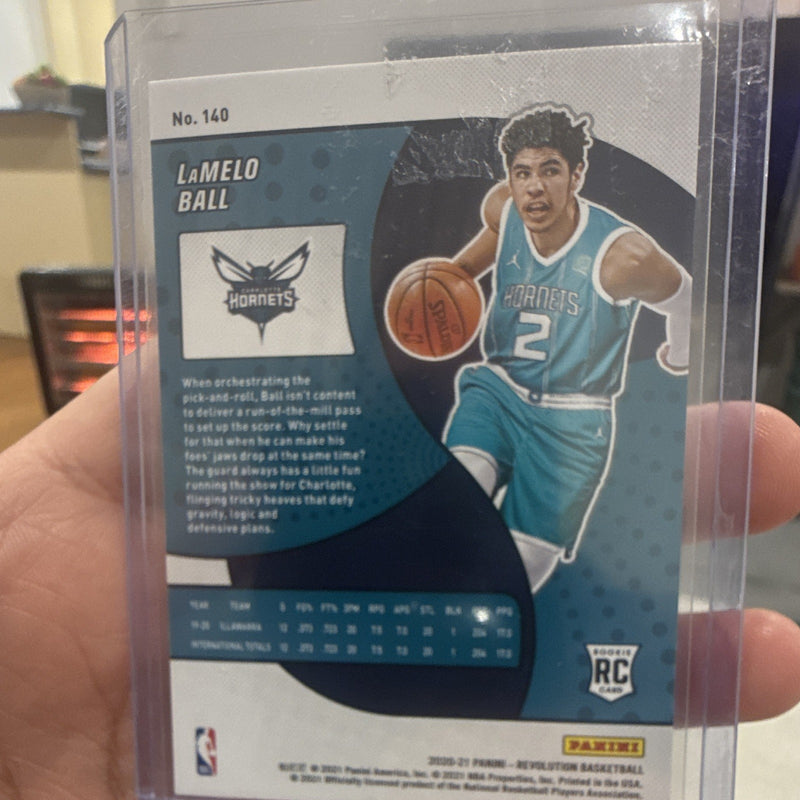 Panini Revolution 2020 21 LaMelo Ball Rookie Parallel No. 140 Hornets1