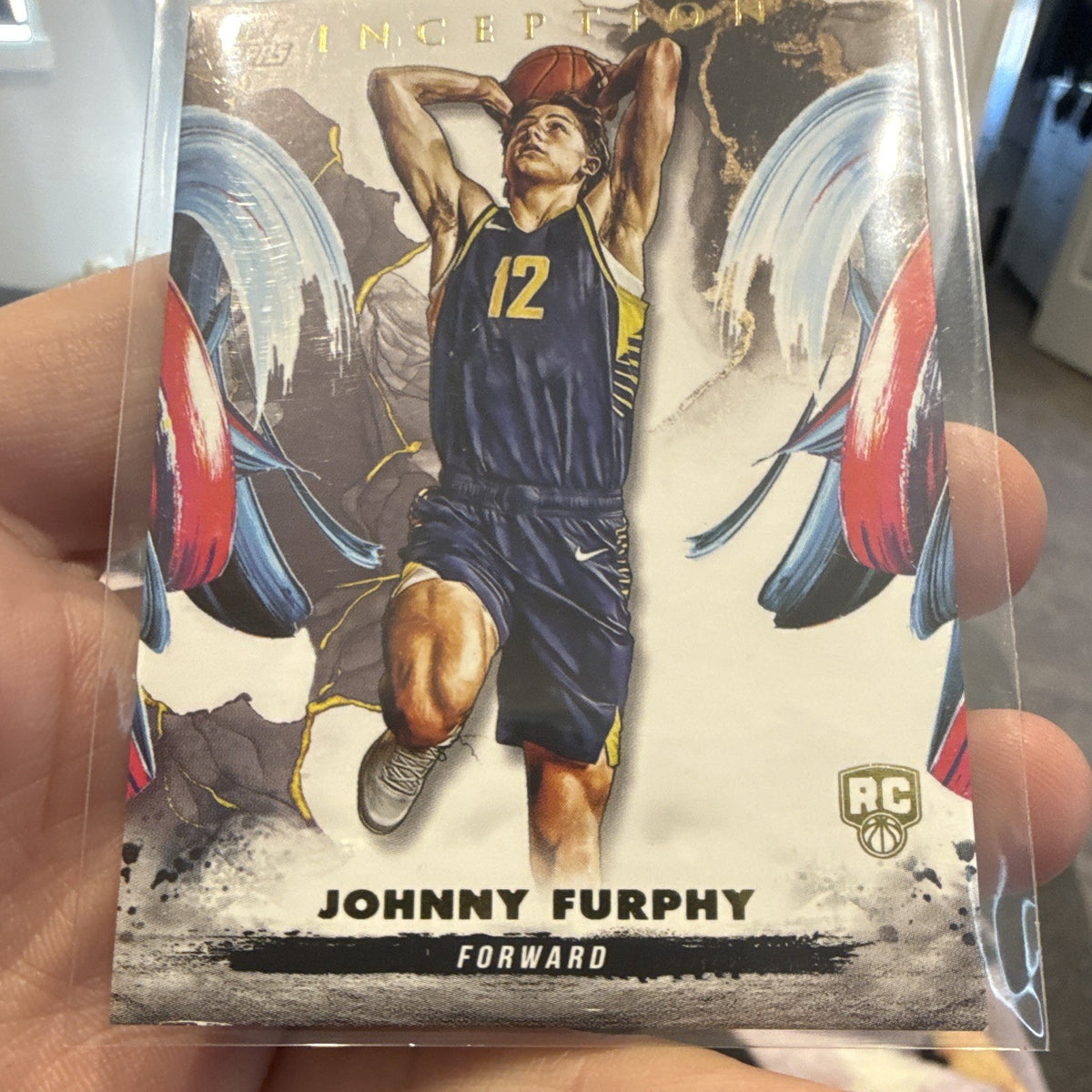 Topps Inception Johnny Furphy Rookie Card #28 Indiana Pacers NBA 2023-241