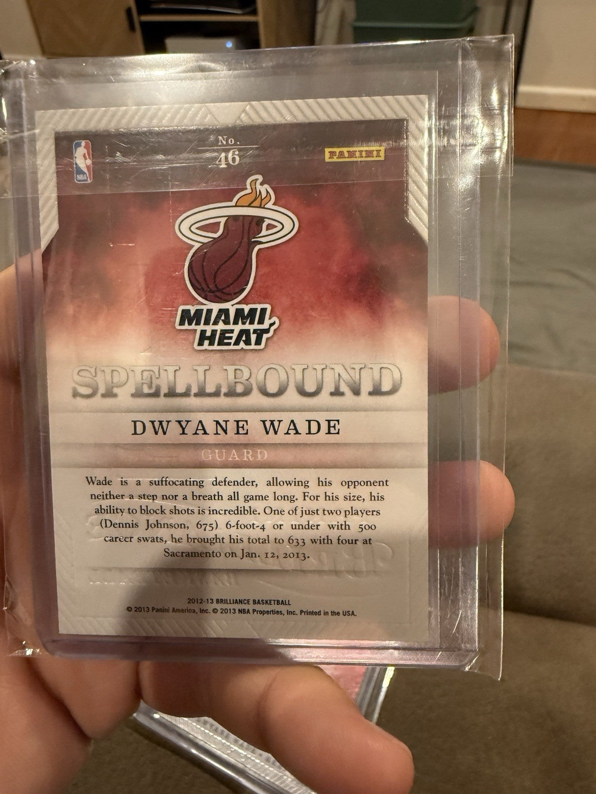 Panini Brilliance 2012 13 Dwyane Wade Heat 4 Card Lot Spellbound #43 466