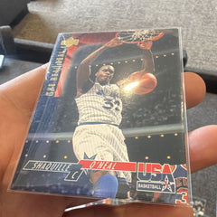 Upper Deck USA Basketball 1994 Shaquille O'Neal Career Highlights Insert #523
