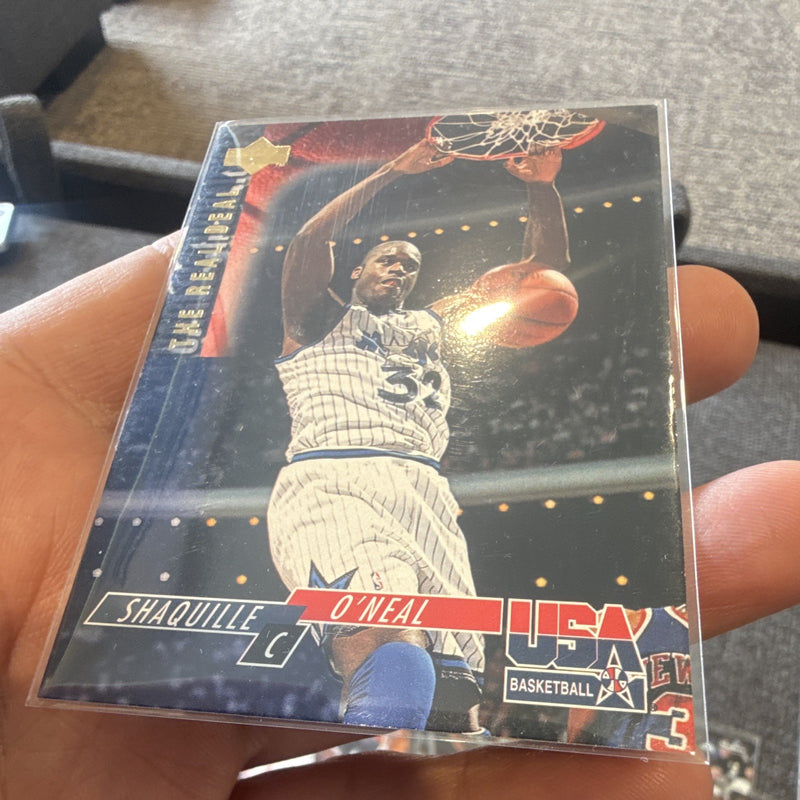 Upper Deck USA Basketball 1994 Shaquille O'Neal Career Highlights Insert #523
