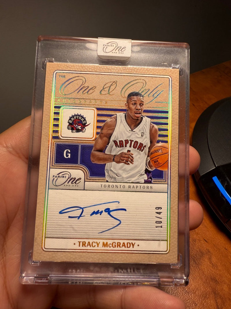 2024 Panini One and One "The One & Only" Autograph Tracy McGrady0