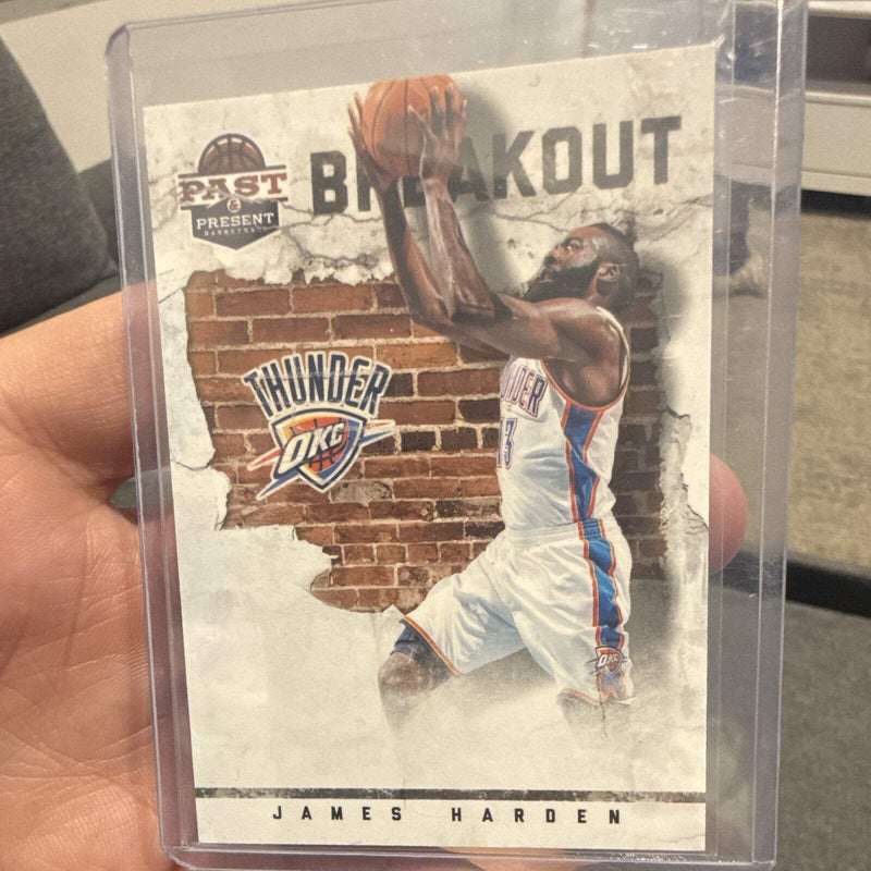 James Harden Rookie Breakout #16 Panini Past & Present 2012 OKC Thunder0