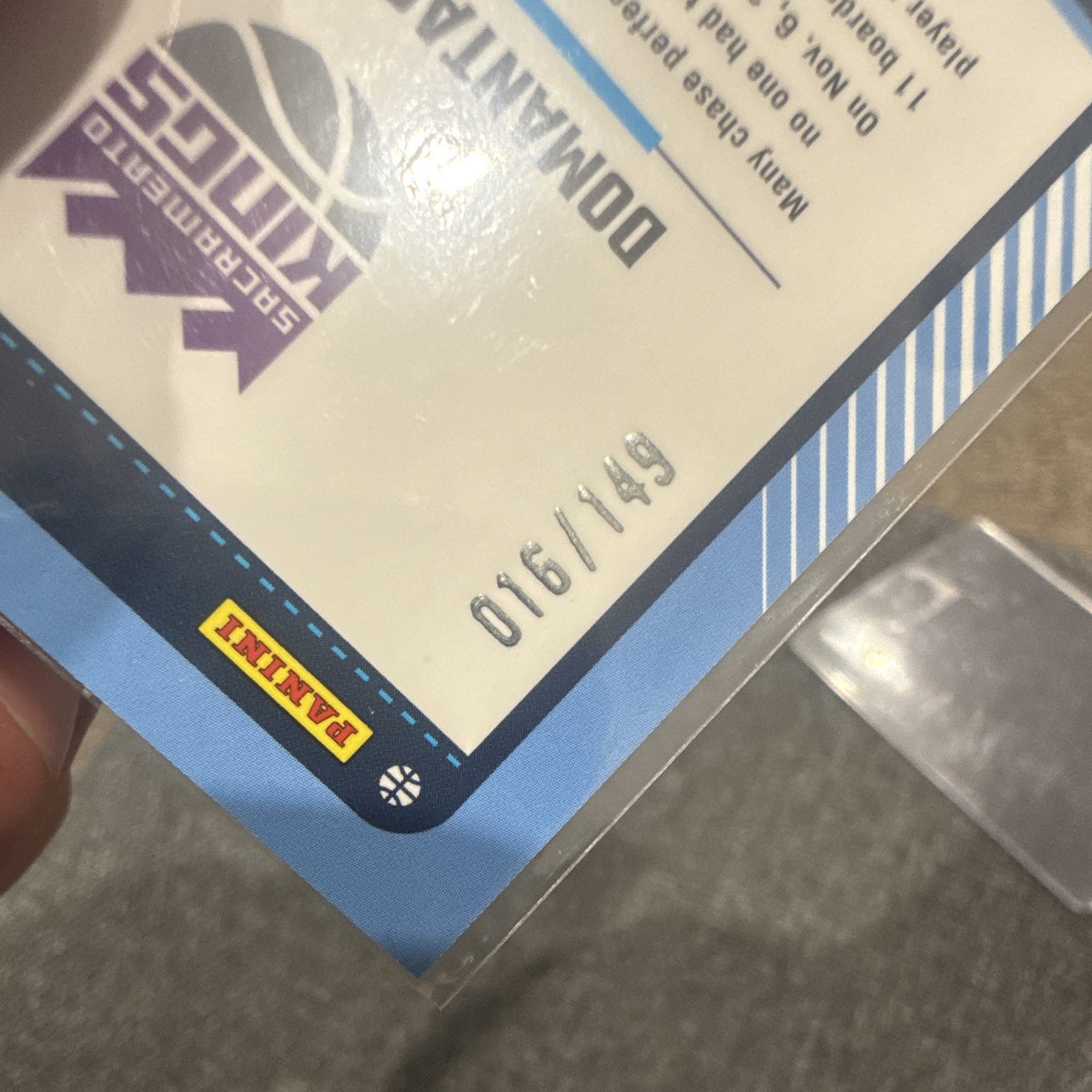 Panini Donruss Optic 2024 25 Domantas Sabonis Green Prizm 64 016/1492