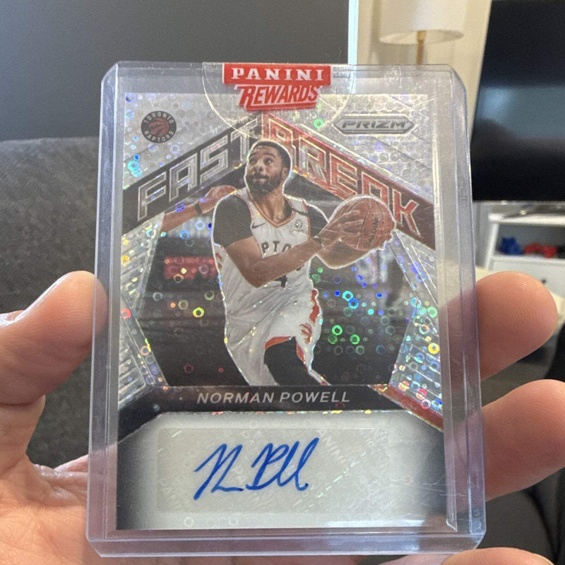 Panini Prizm 2020 21 Norman Powell Fast Break Autographs Auto FBA NPO Raptors0