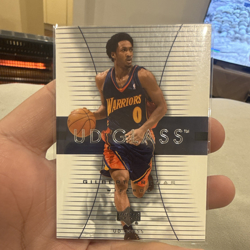 Upper Deck UD Glass Insert Gilbert Arenas Golden State Warriors 2004 #590