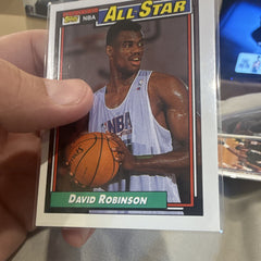 Topps David Robinson 1991 92 NBA All Star Insert Basketball Card #1063