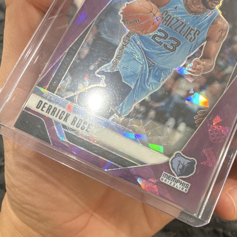Panini Prizm 2024 25 Derrick Rose Purple Prizm 009/149 Grizzlies #533