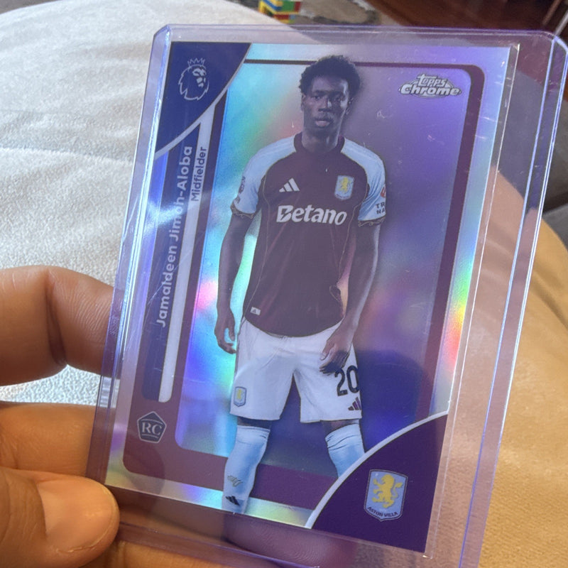 Topps Chrome Premier League Rookie Refractor Jamaldeen Jimoh Aloba #30 AVFC2