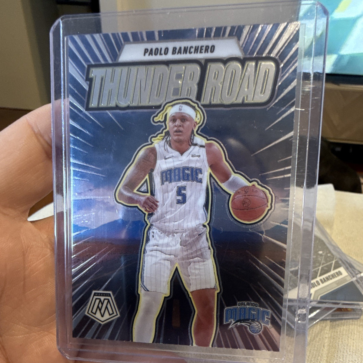 Panini 2024 25 Mosaic Thunder Road #15 Paolo Banchero Orlando Magic0